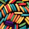 CraftySticks Colored Wood Craft Sticks 4.5 Inch, Red Orange Yellow Green Blue Purple White Black Pink Brown Popsicle Sticks